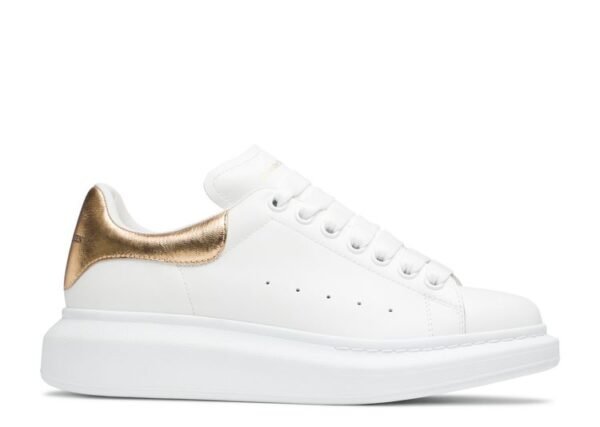 Alexander Mc Queen Wmns Oversized Sneaker White Light Gold