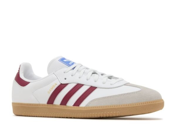 Adidas Samba Samba OG White Burgundy Gum - Image 3