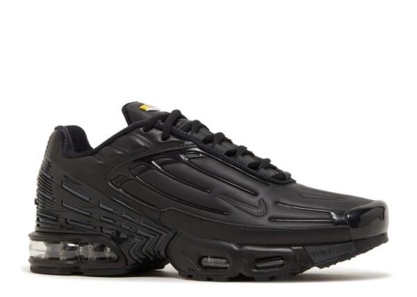 Nike Tn Air Max Plus 3 Leather Triple Black - Image 3