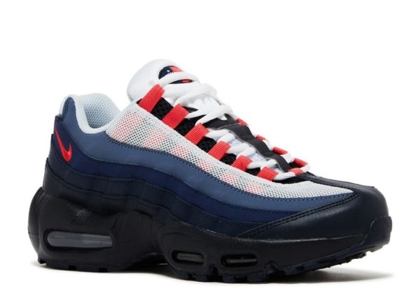 Air Max 95 Recraft GS Dark Obsidian Track Red - Image 2