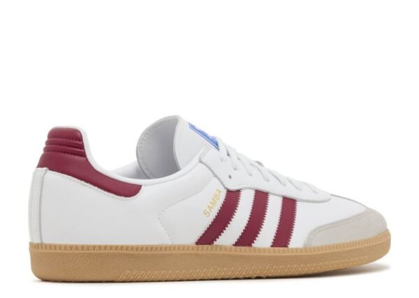 Adidas Samba Samba OG White Burgundy Gum - Image 2