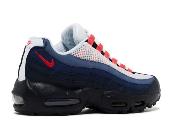 Air Max 95 Recraft GS Dark Obsidian Track Red - Image 3