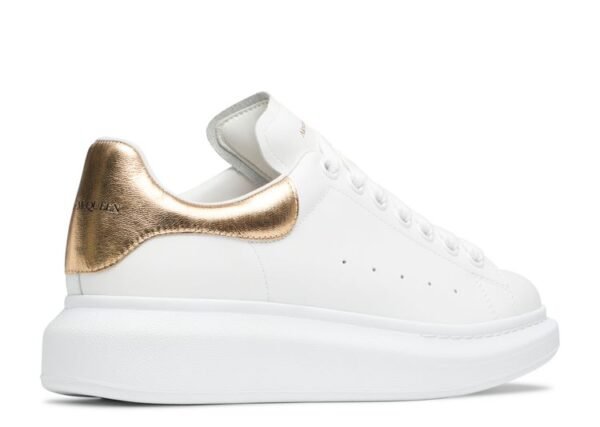 Alexander Mc Queen Wmns Oversized Sneaker White Light Gold - Image 3