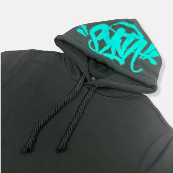 Syna World Tracksuit Black Teal - Image 6