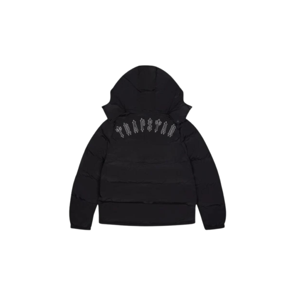 Trapstar Irongate Detachable Hooded Puffer Jacket - Black