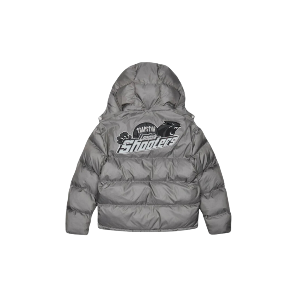 Trapstar Shooters Puffer Jacket Grey Reflective