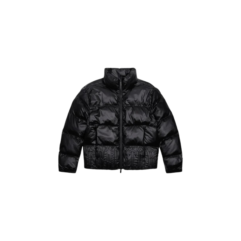 Trapstar Irongate Embossed Puffer Jacket - Black