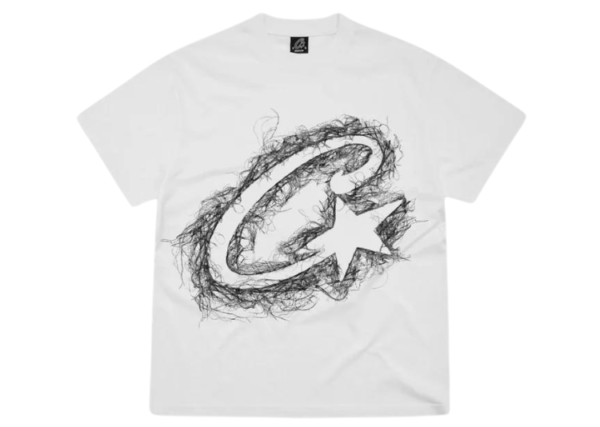 Corteiz RTW C Star String T-Shirt - White / Black