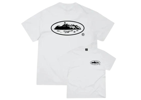 Corteiz Island T-Shirt Black White - Image 2