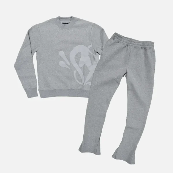 Syna World OG Crew Logo Tracksuit - Grey - Image 2