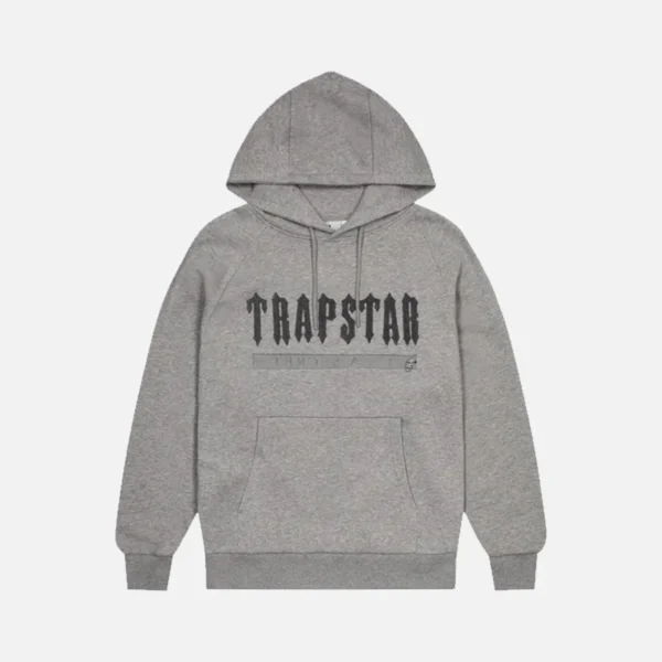 Trapstar Chenille Decoded 2.0 Hooded Tracksuit - Grey - Image 2