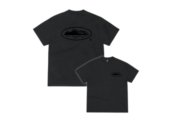 Corteiz Island T-Shirt Triple Black