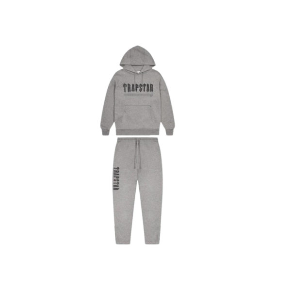 Trapstar Chenille Decoded 2.0 Hooded Tracksuit - Grey