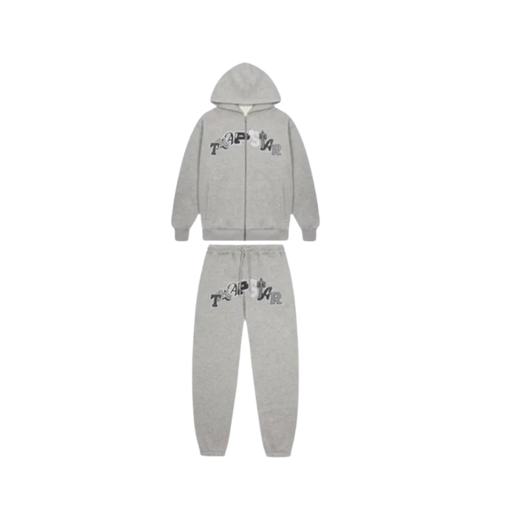 Trapstar Wildcard Tracksuit - Grey Monochrome Edition