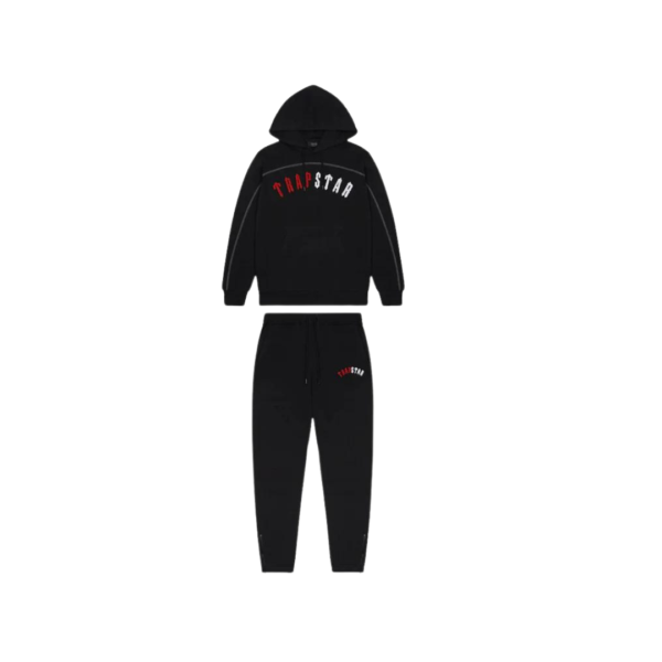 Trapstar Irongate Chenille Arch Hooded Tracksuit - Infrared Edition