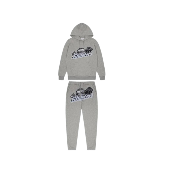 Trapstar Shooters Hooded Tracksuit - Grey Ice Blue