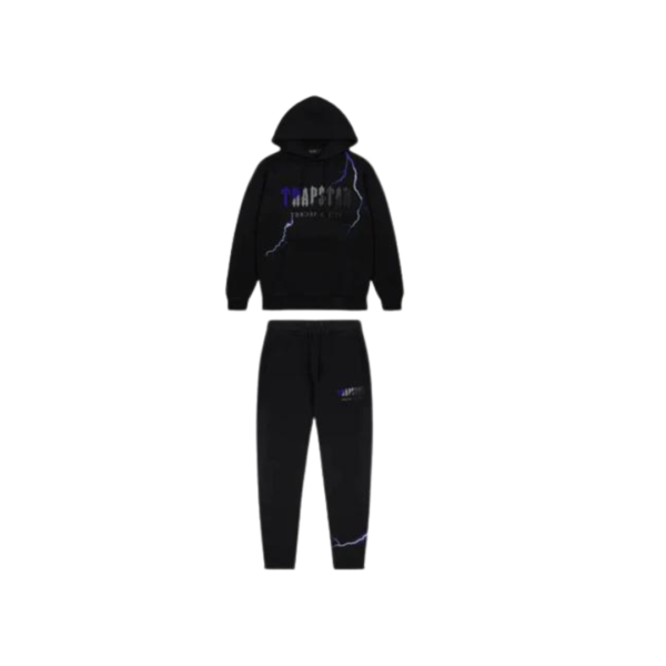 Trapstar Chenille Decoded Hooded Tracksuit - Lightning Edition