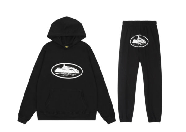 Corteiz Alcatraz Black Tracksuit