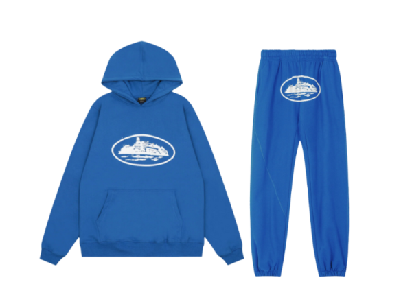 Corteiz Alcatraz Blue Tracksuit