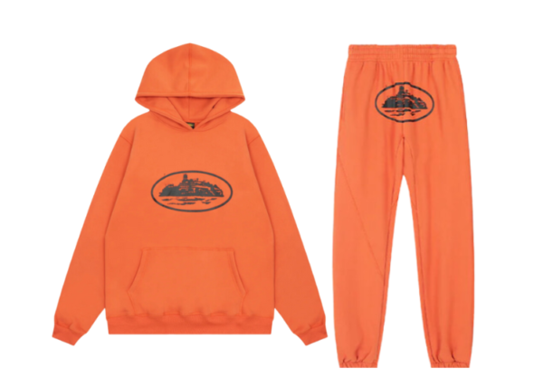 Corteiz Alcatraz Orange Tracksuit