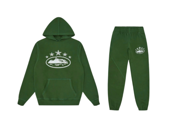 Corteiz 5 Starz Green Alcatraz Tracksuit