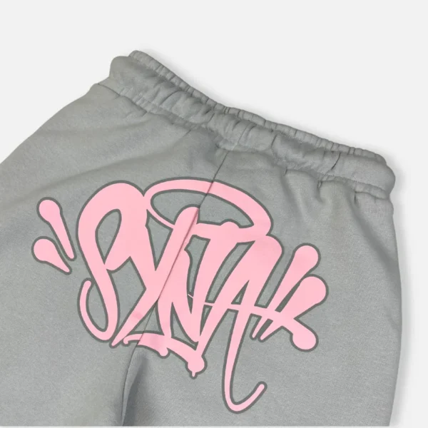 Syna World Logo Tracksuit - Grey Pink - Image 5