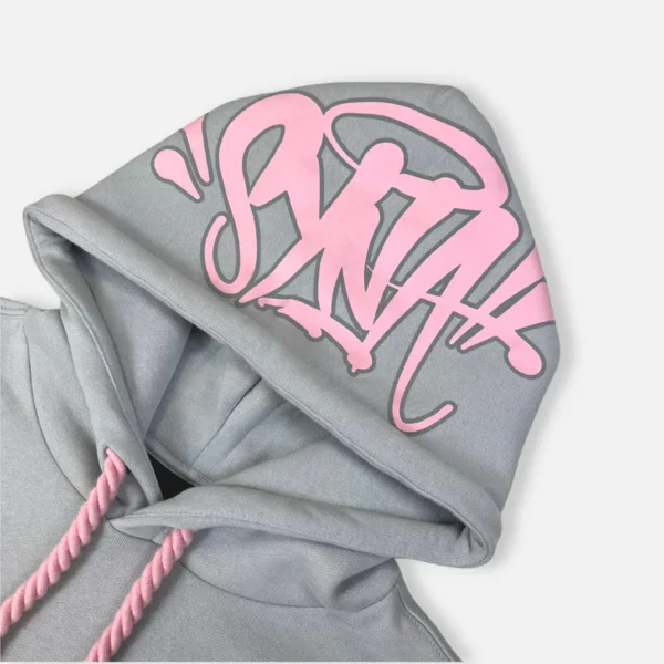 Syna World Logo Tracksuit - Grey Pink - Image 6