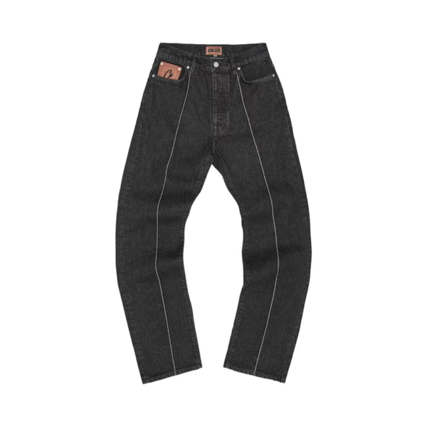 Corteiz C-Star Stitch-Down Jeans Black - Image 2