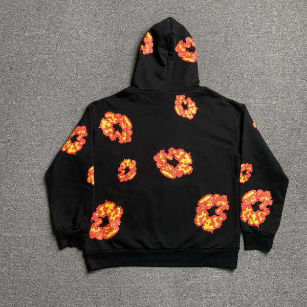 Denim Tears Hoodie Black Offset - Image 3
