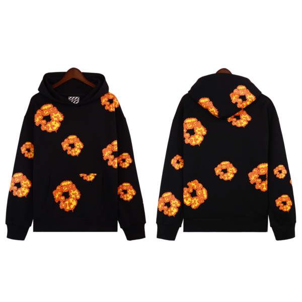 Denim Tears Hoodie Black Offset - Image 2