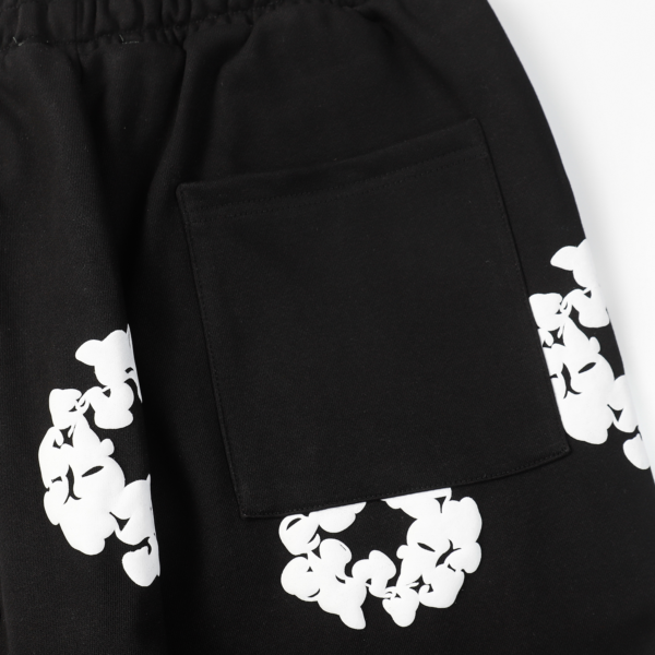 Denim Tears The Cotton Wreath Sweatpants Black - Image 5