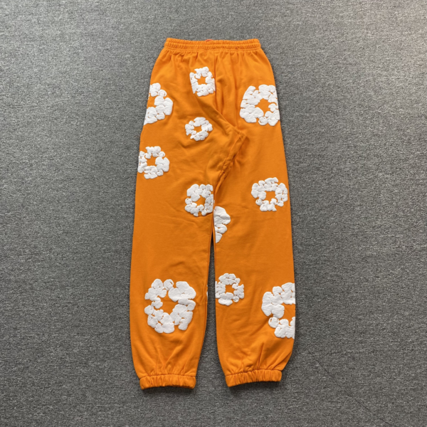 Denim Tears The Cotton Wreath Sweatpants Orange - Image 2