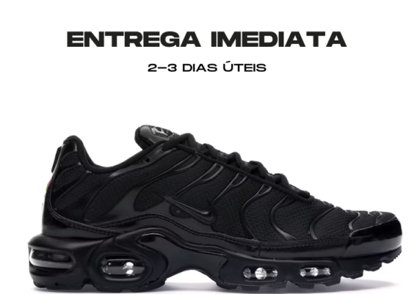 Nike Tn Air Max Plus Triple Black - Tamanho: 39