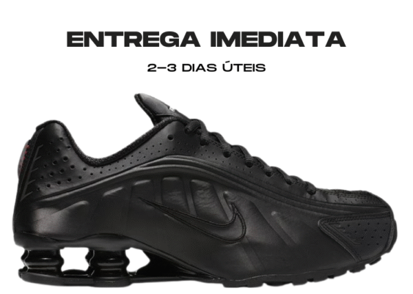 Nike Shox R 4 Black - Tamanho: 41
