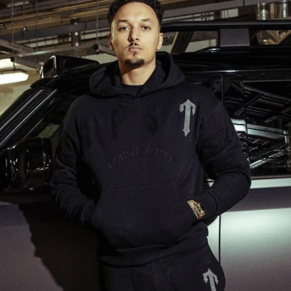 Trapstar Irongate Arch Chenille 2.0 Blackout - Tamanho: L - Image 7