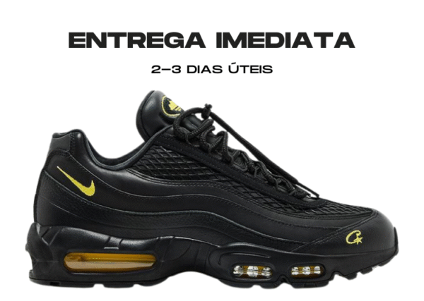 Air Max 95 Corteiz Tour Yellow "Honey Black" - Tamanho: 38