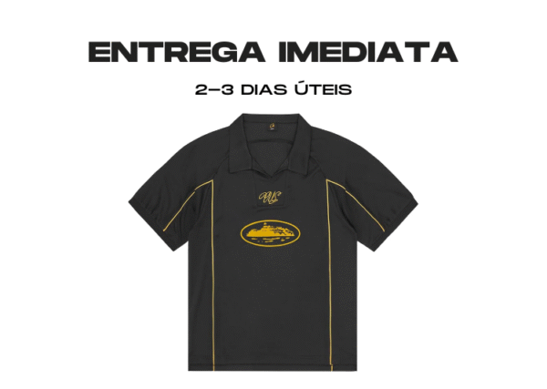 Corteiz Football Jersey Black - Tamanho: L