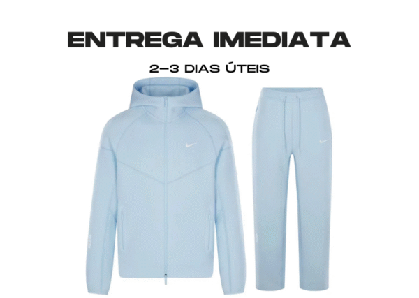 Drake Nocta Nike Tech Fleece Blue - Tamanho: L