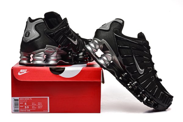 Nike Shox TL Metallic Silver Hematite - Image 2