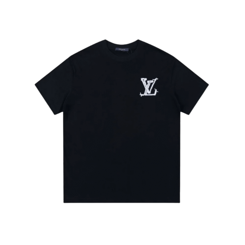 Louis Vuitton Black White Logo T-shirt