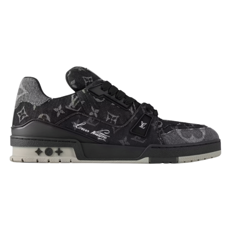 Louis Vuitton Black Monogram Trainers