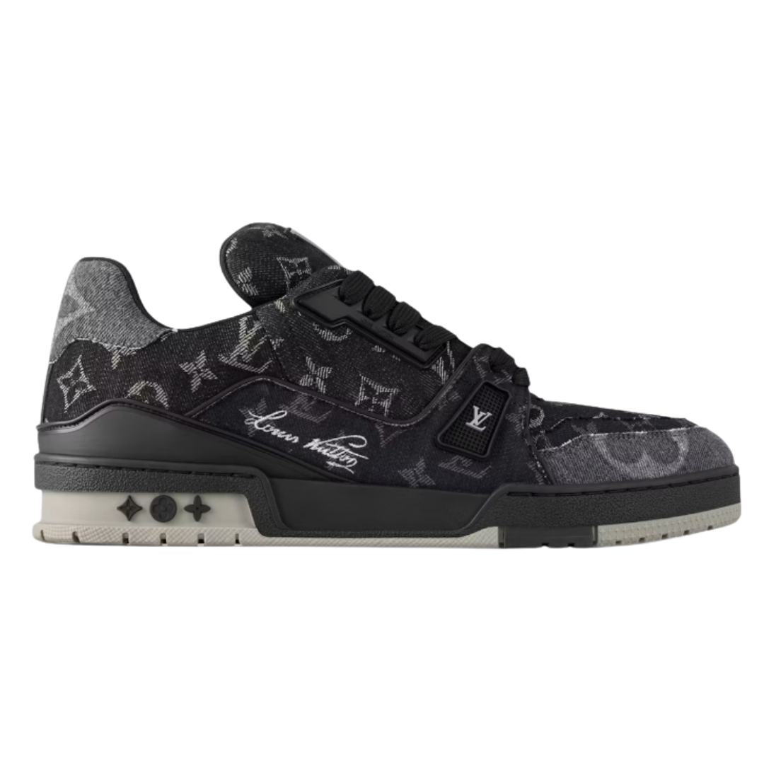 Louis Vuitton Black Monogram Trainers