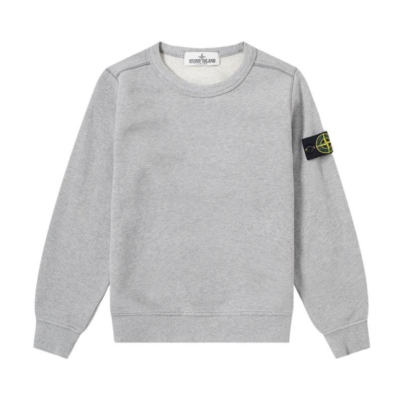 Stone Island Logo Sweatshirt Grey