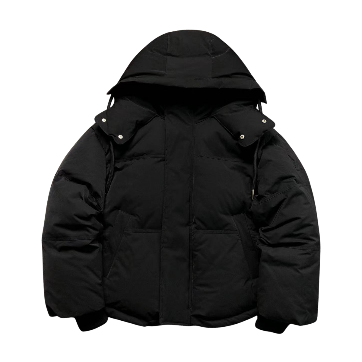 Ami Logo Puffer Jacket Black