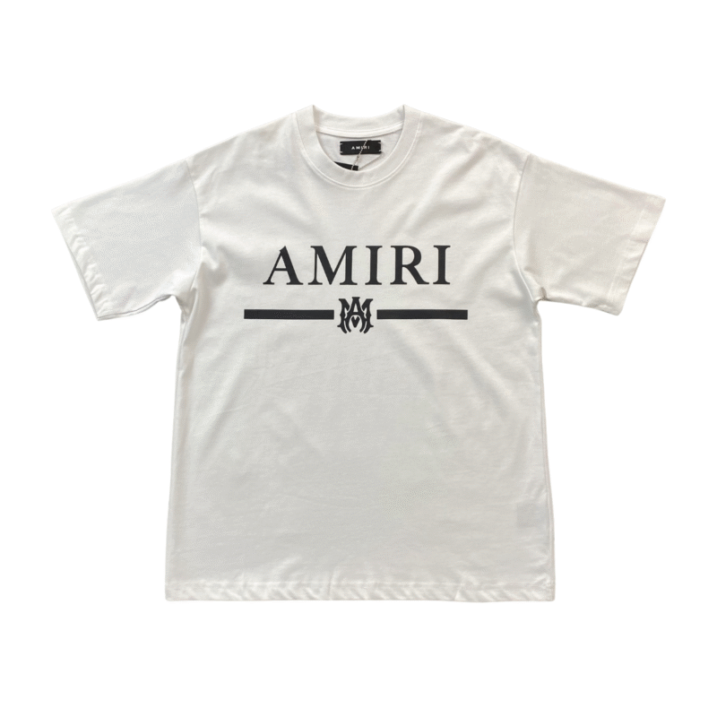 Amiri Bar Logo Tshirt White