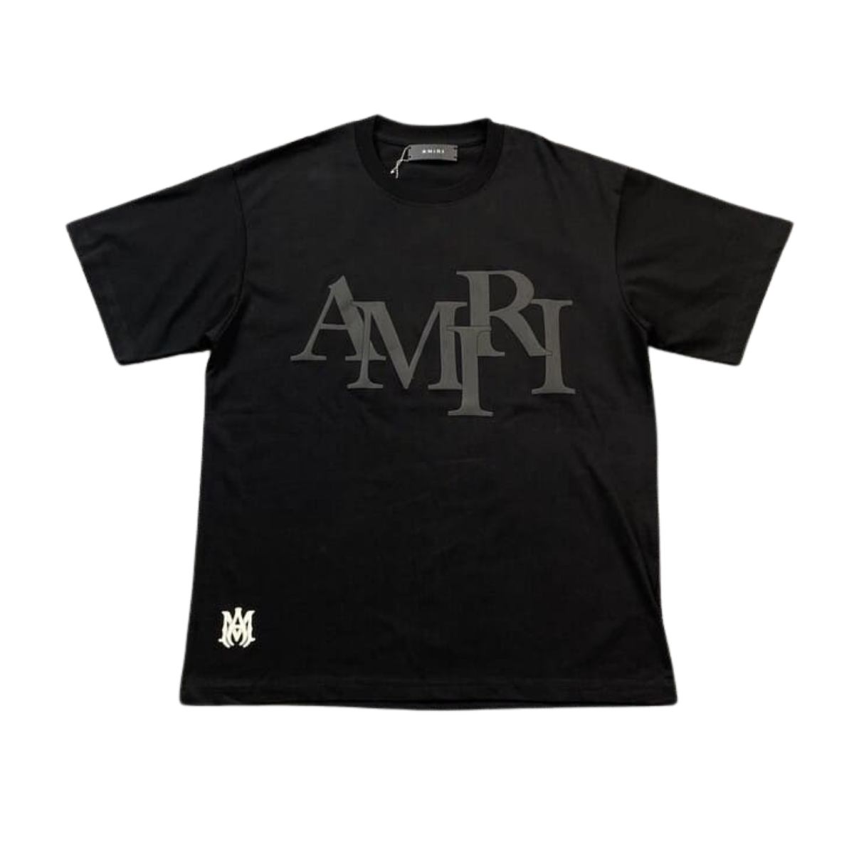 Amiri Black Logo Tshirt Black