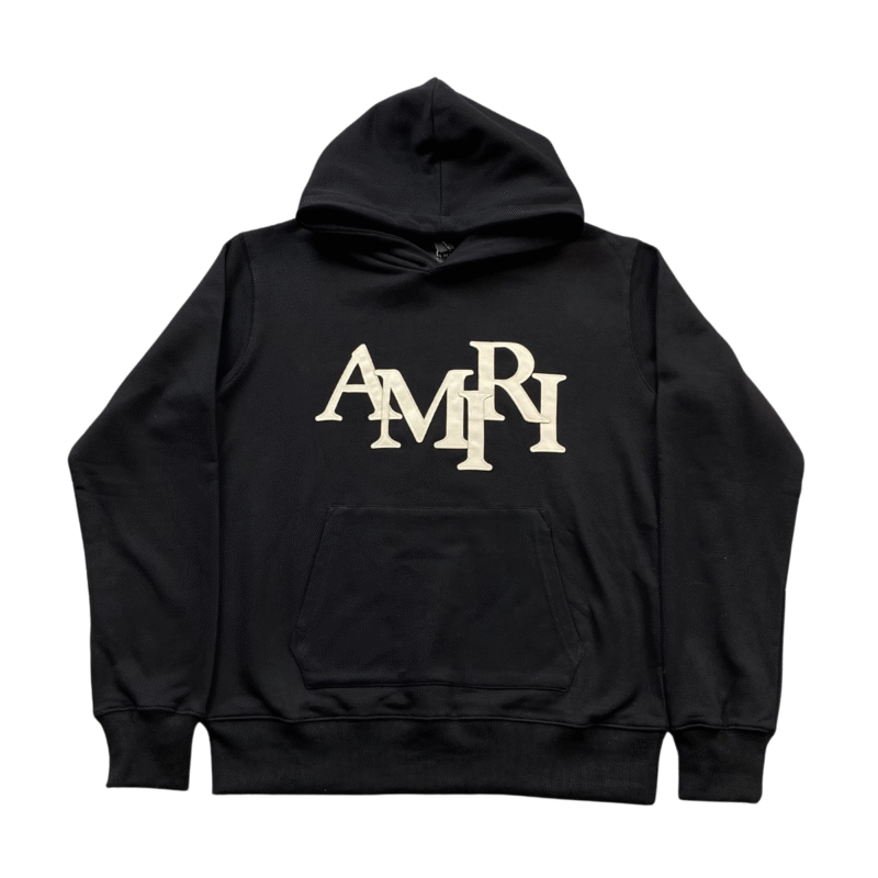 Amiri Logo Hoodie Black