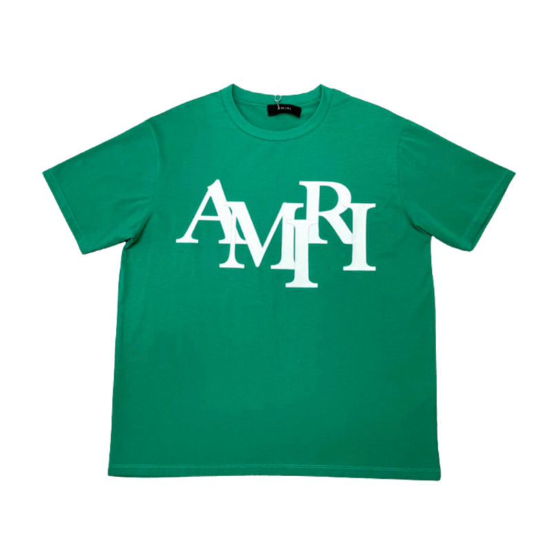 Amiri Logo Tshirt Green
