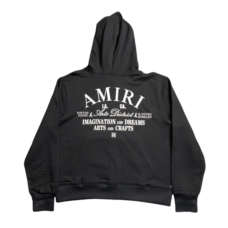 Amiri Vintage Logo Hoodie Black