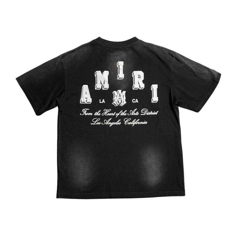 Amiri Vintage Logo Tshirt Black